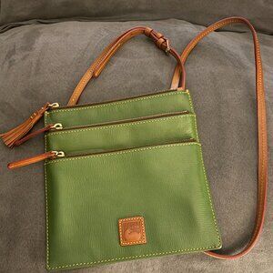 Dooney and Burke - Triple Zip Crossbody (Pebble Grain Leather)
